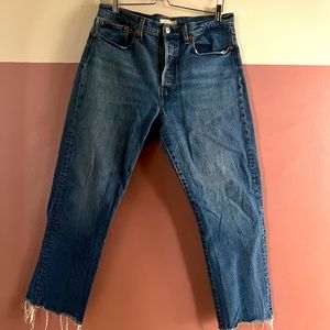 Levi’s high rise wedgie straight jean
